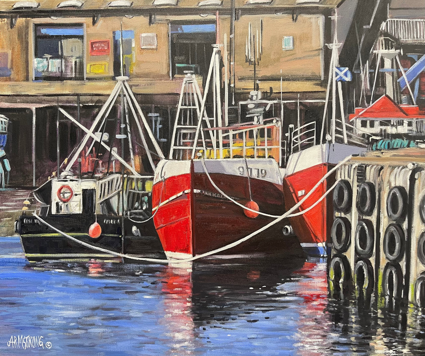 Mallaig Harbour, 20 x 24